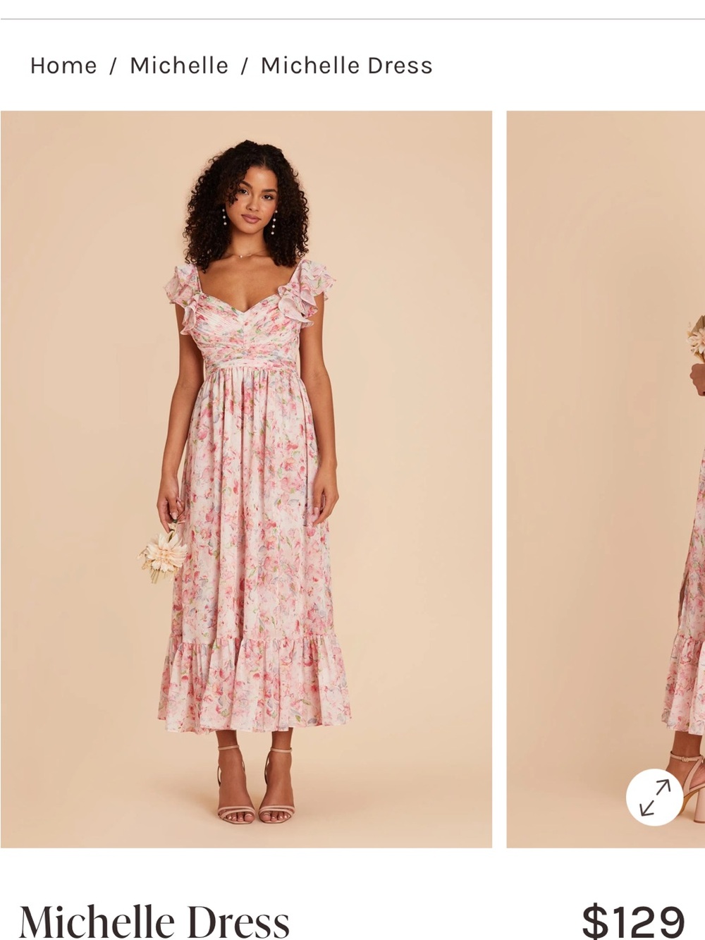 Birdy Grey Falling Petals bridesmaid dress